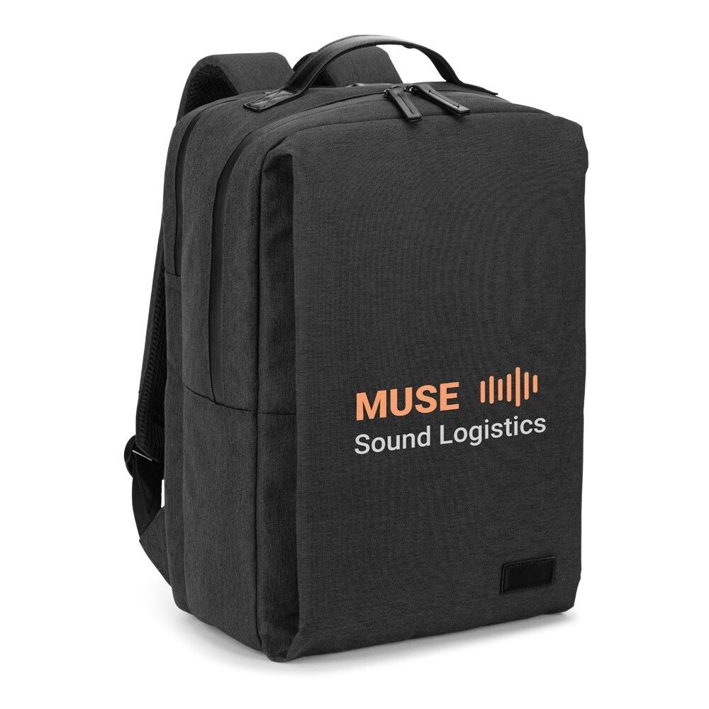 GLASGOW Laptop-Rucksack aus Polyester, 20L - dunkelgrau-348