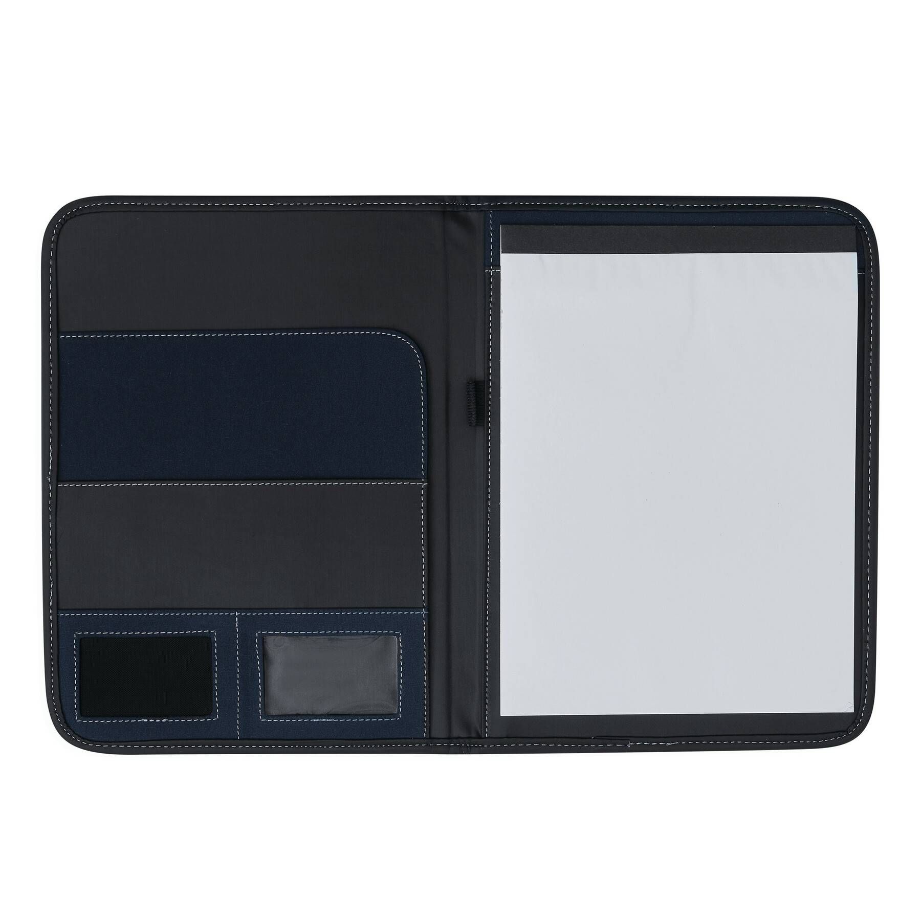 Konferenzmappe AVANTI im DIN-A4-Format - blau - schwarz-374
