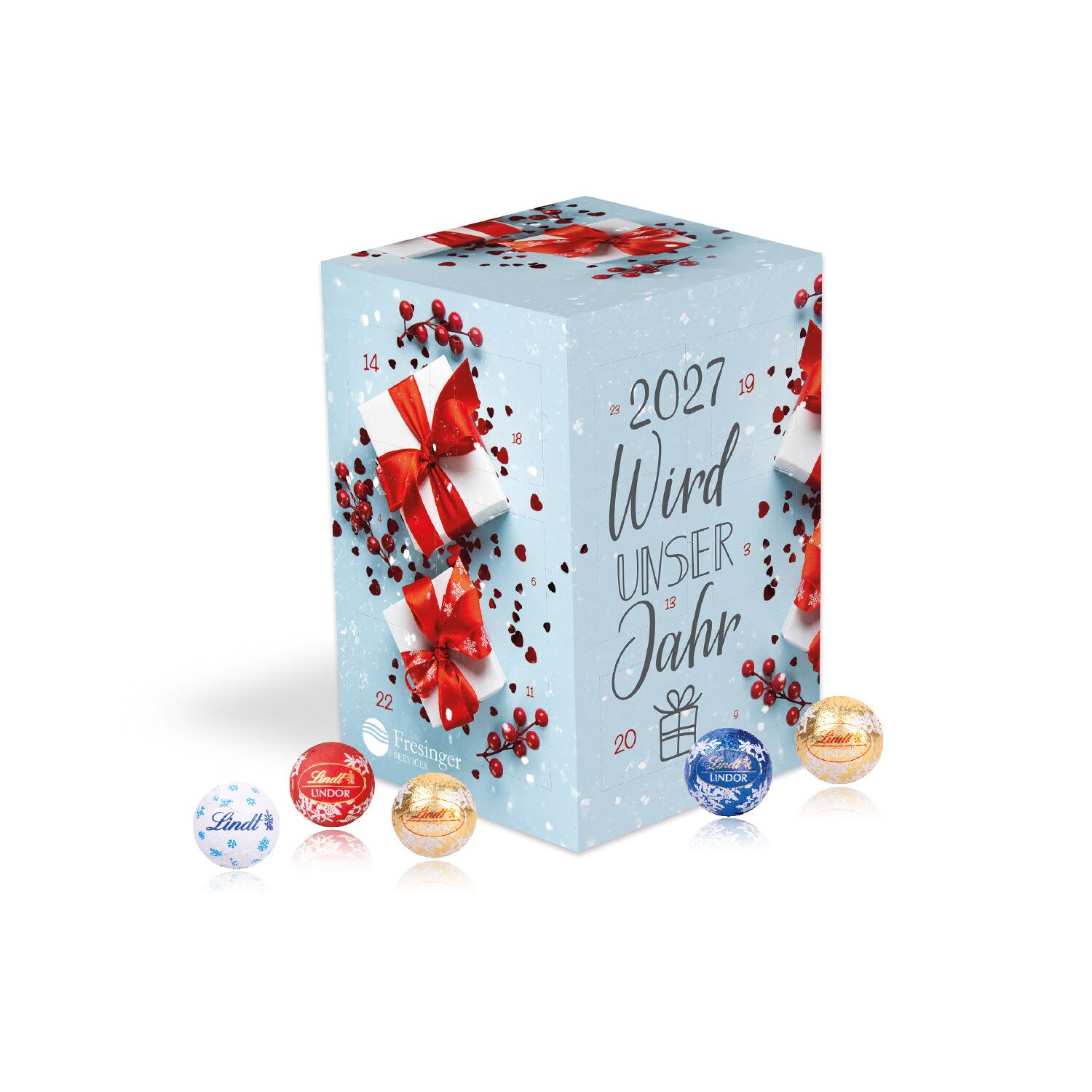 Adventskalender Cube "XL" mit Lindt Schokolade-314