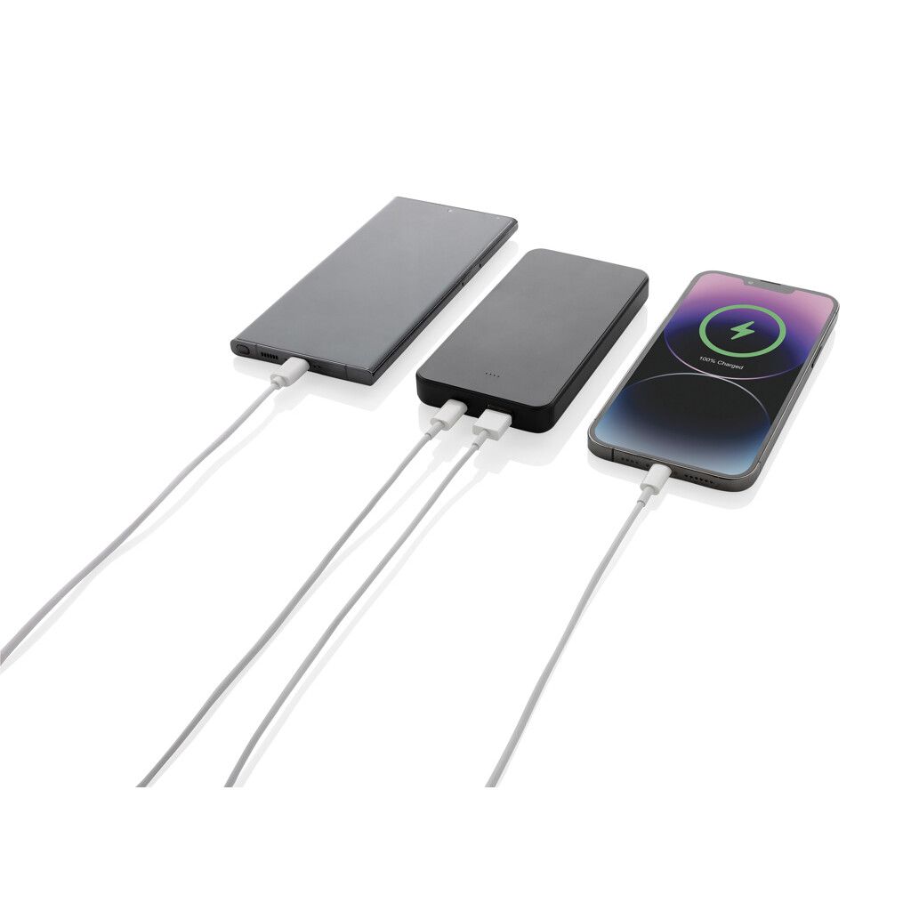 Boostcore 10.000mAh Powerbank aus RCS rec. Kunststoff - schwarz-123