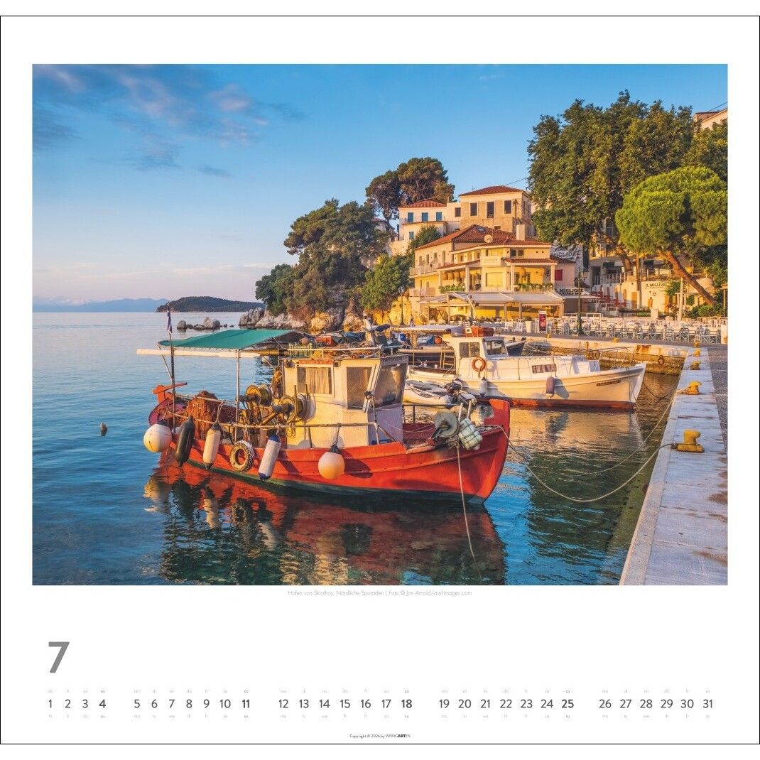 Griechische Inseln - Landschaft & Natur Kalender-560