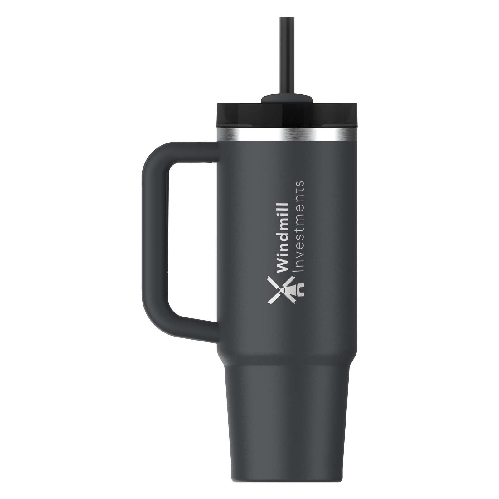 Stanley Quencher H2.0 FlowState 890 ml Thermobecher aus recyceltem Edelstahl - schwarz-25