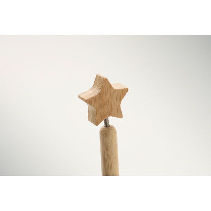 Kugelschreiber Bambus Stern STARPEN - holz-469