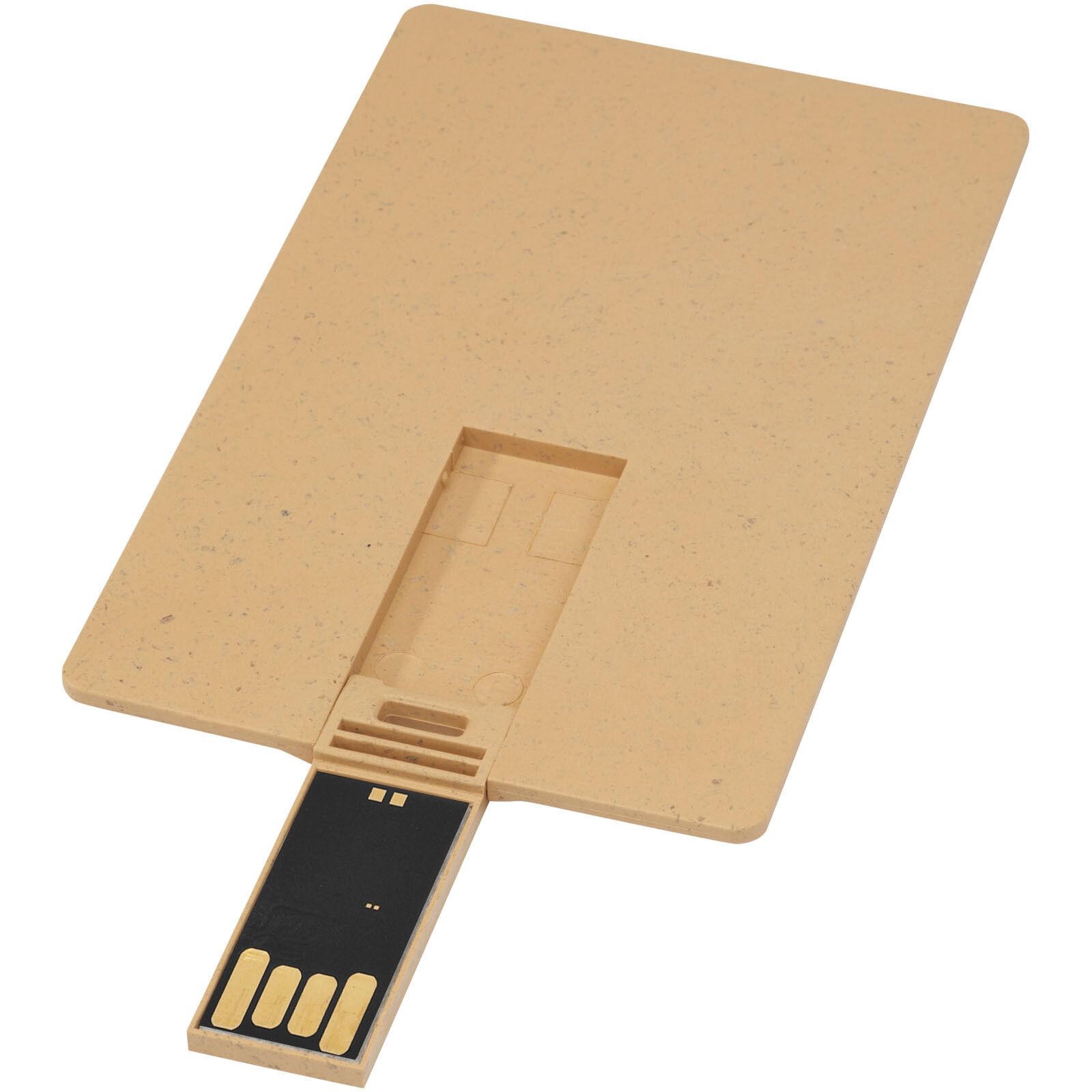 Rechteckiger, ausklappbarer USB-Stick in Kreditkarten-Format - Kraftpapier - 8 GB-19