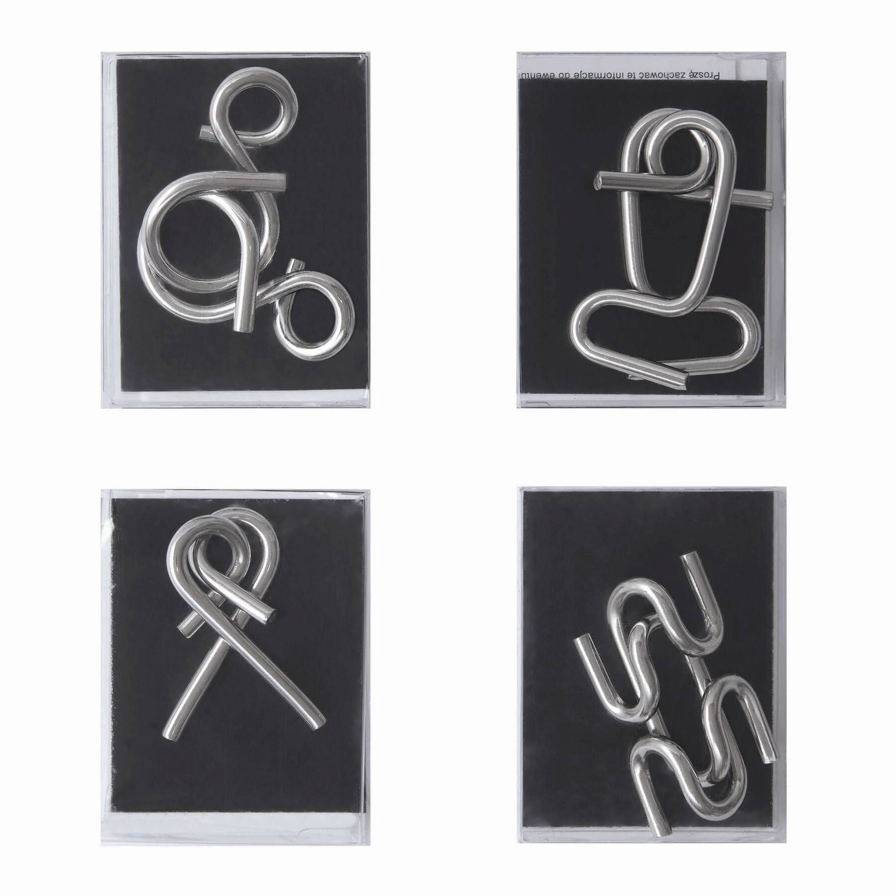 Knobelspiele CLEVER CONCEPTION, 4-fach sortiert, Preis pro Stück - silber-652