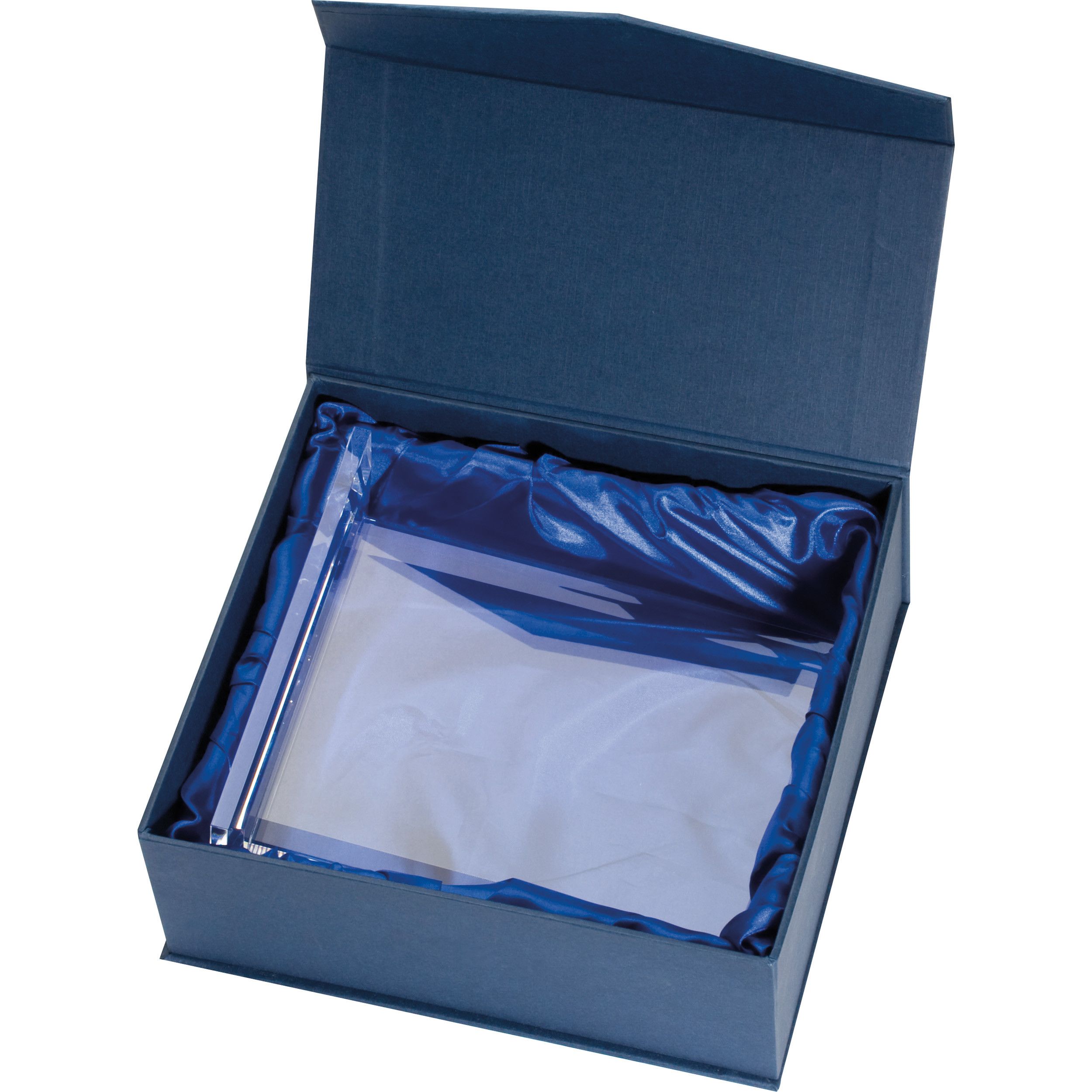 Glastrophäe mit standfestem Sockel - transparent-529