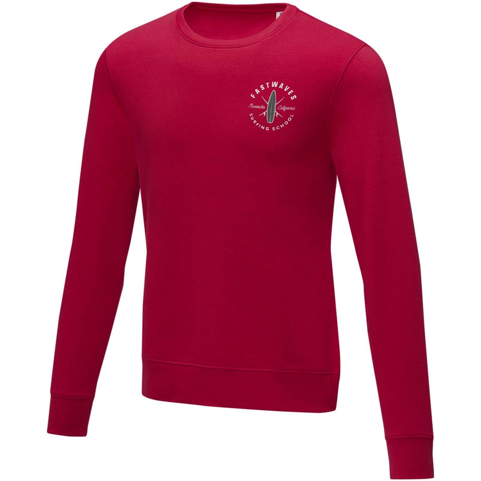 Zenon Herrenpullover mit Rundhalsausschnitt - rot - 3XL-145