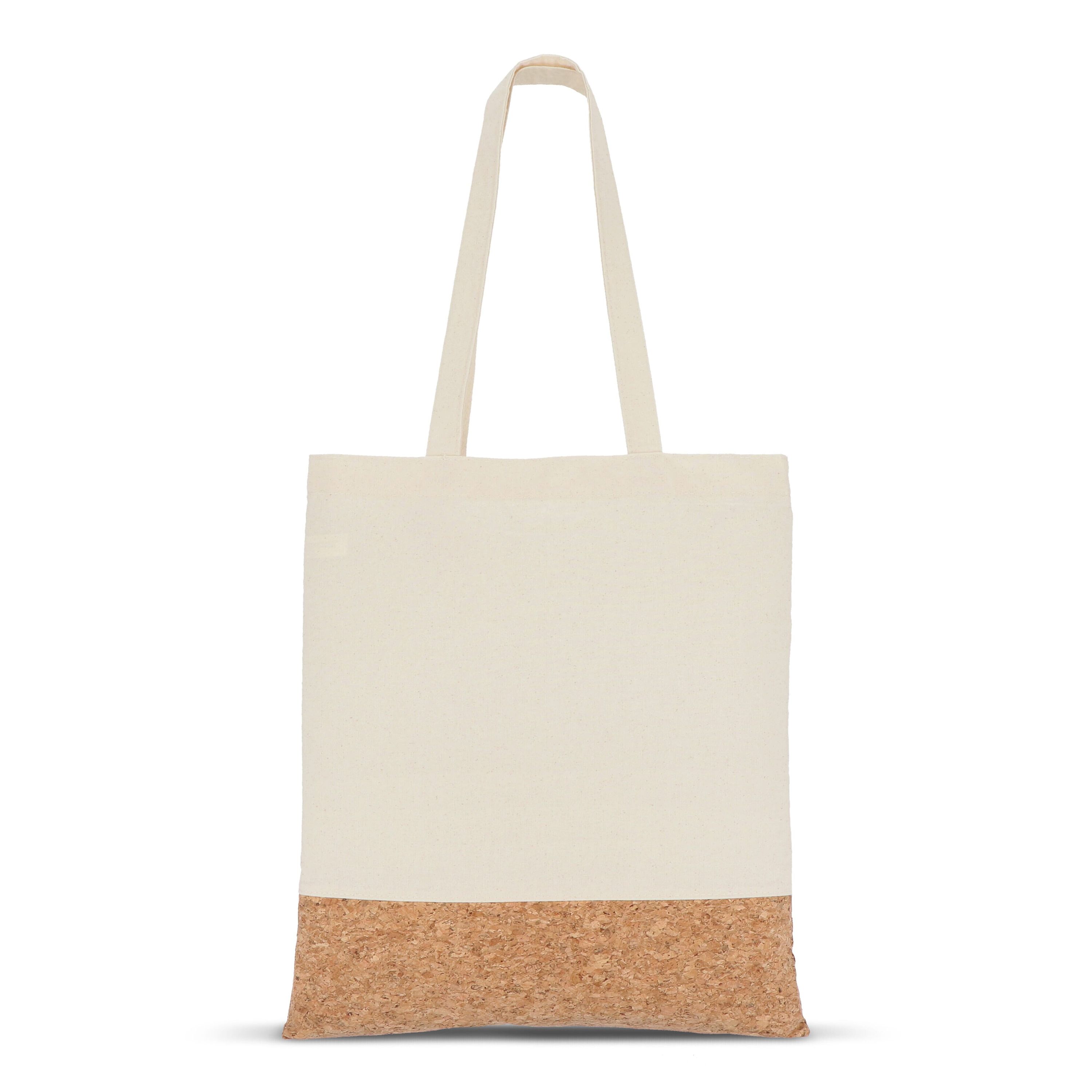 Tragetasche Baumwolle & Kork 170g/m² 35 x 40cm - natur-147