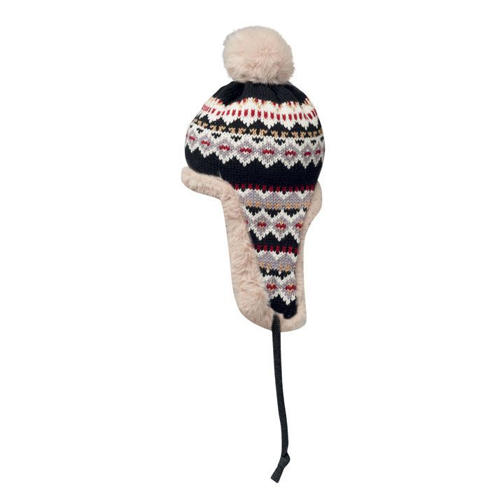 Gestrickte Ohrenmütze YULONG - schwarz-88