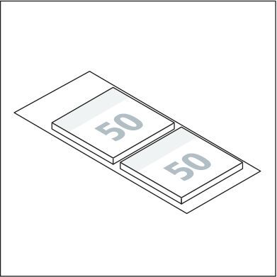 Haftnotiz-Karte Note-Card, White-833