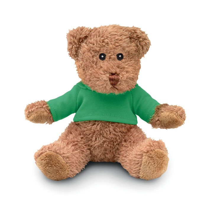 Teddybär mit T-Shirt JOHNNY T - grün-953