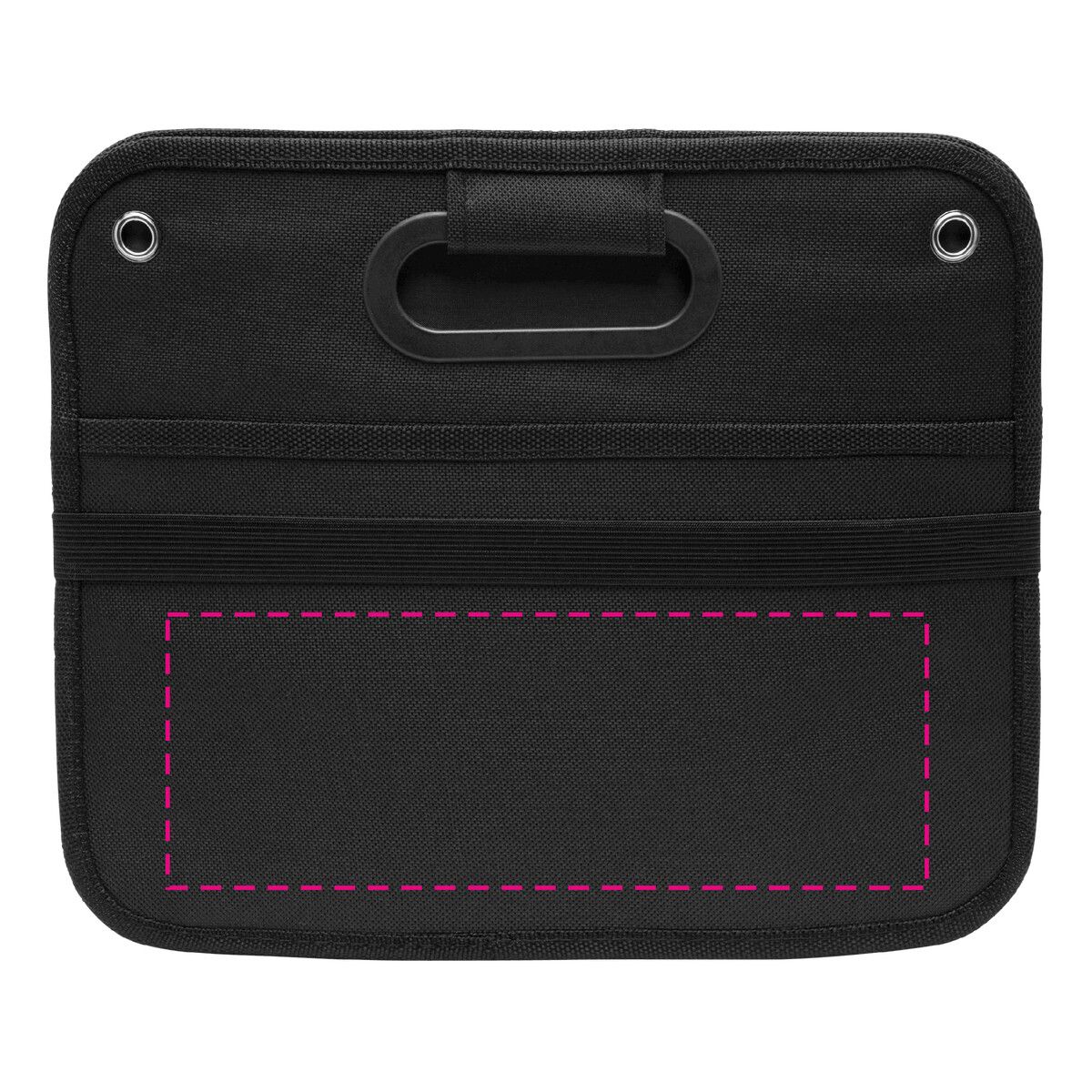 Veredelungsposition mittig auf der Vortasche