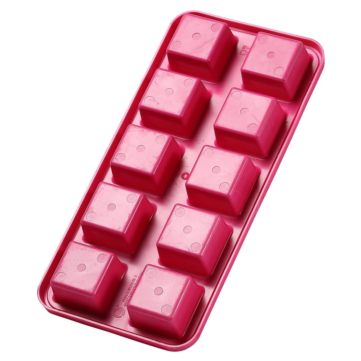 Eiswürfelform Quadrate - weiß-448