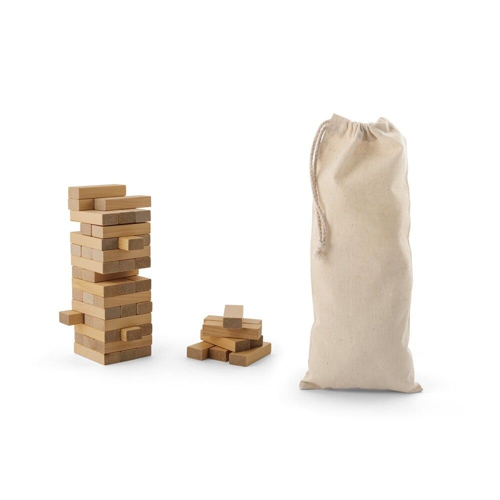 FLIK Holzspiel, 54teilig - naturhell-283