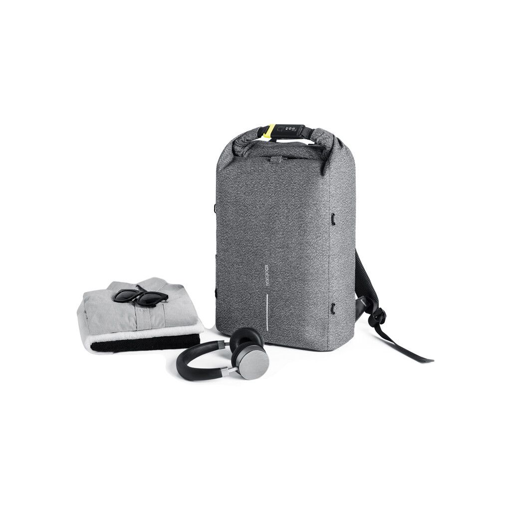 Urban schnitthemmender Anti-Diebstahl-Rucksack - grau-474