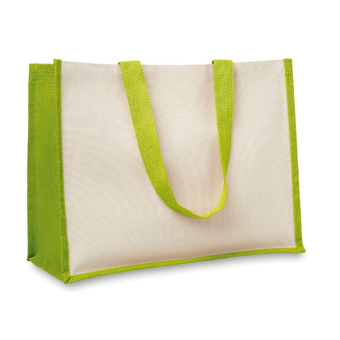 Jute/Canvas Shopper  CAMPO DE FIORI - limette-14