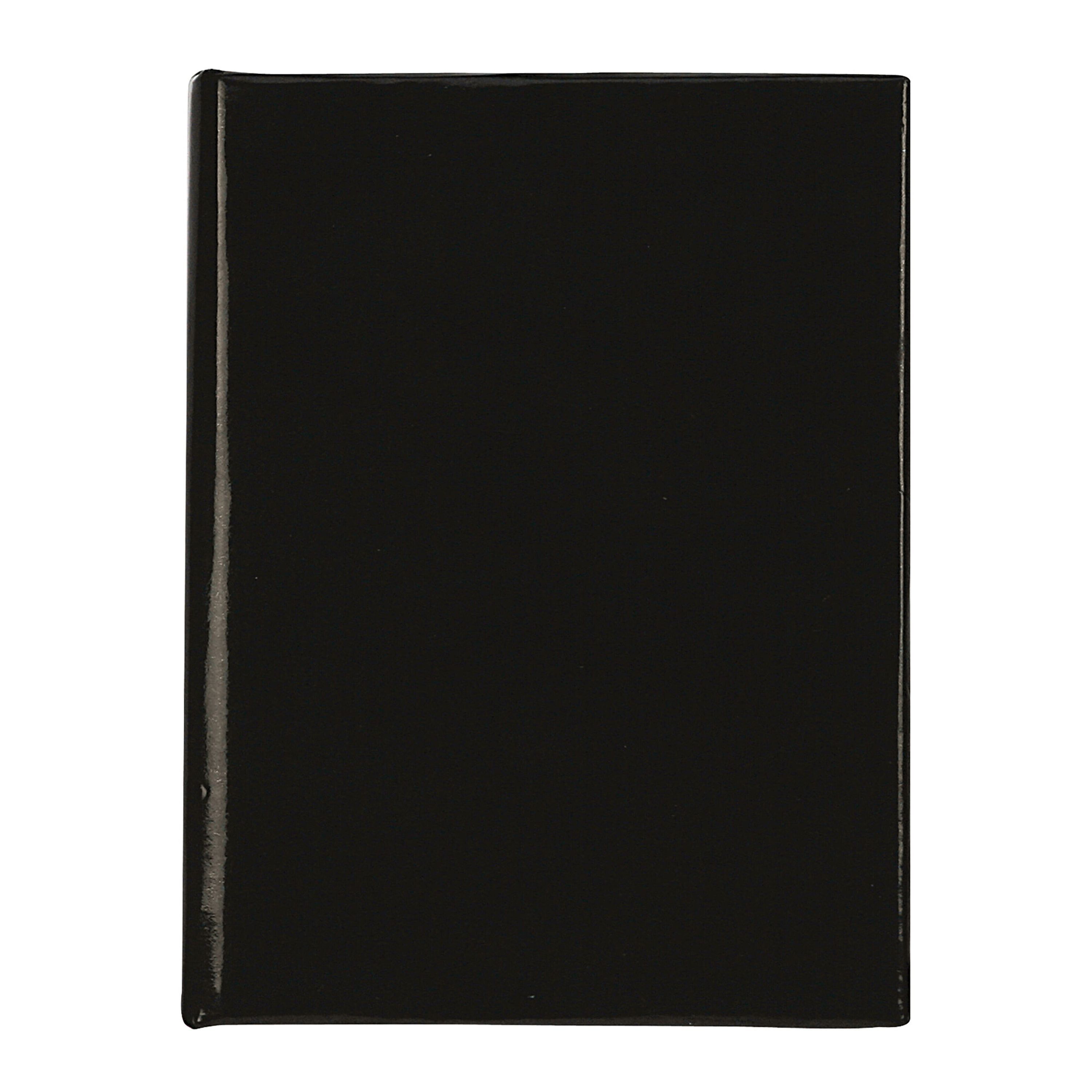 Notizbuch mit festem Umschlag - schwarz-557