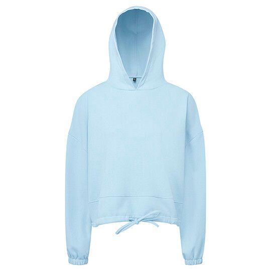 Women´s Cropped Oversize Hoodie - sky blue-735