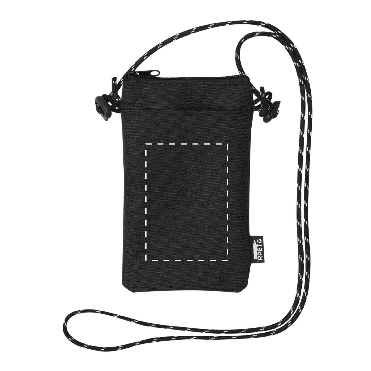 Veredelungsposition mittig auf der Vortasche