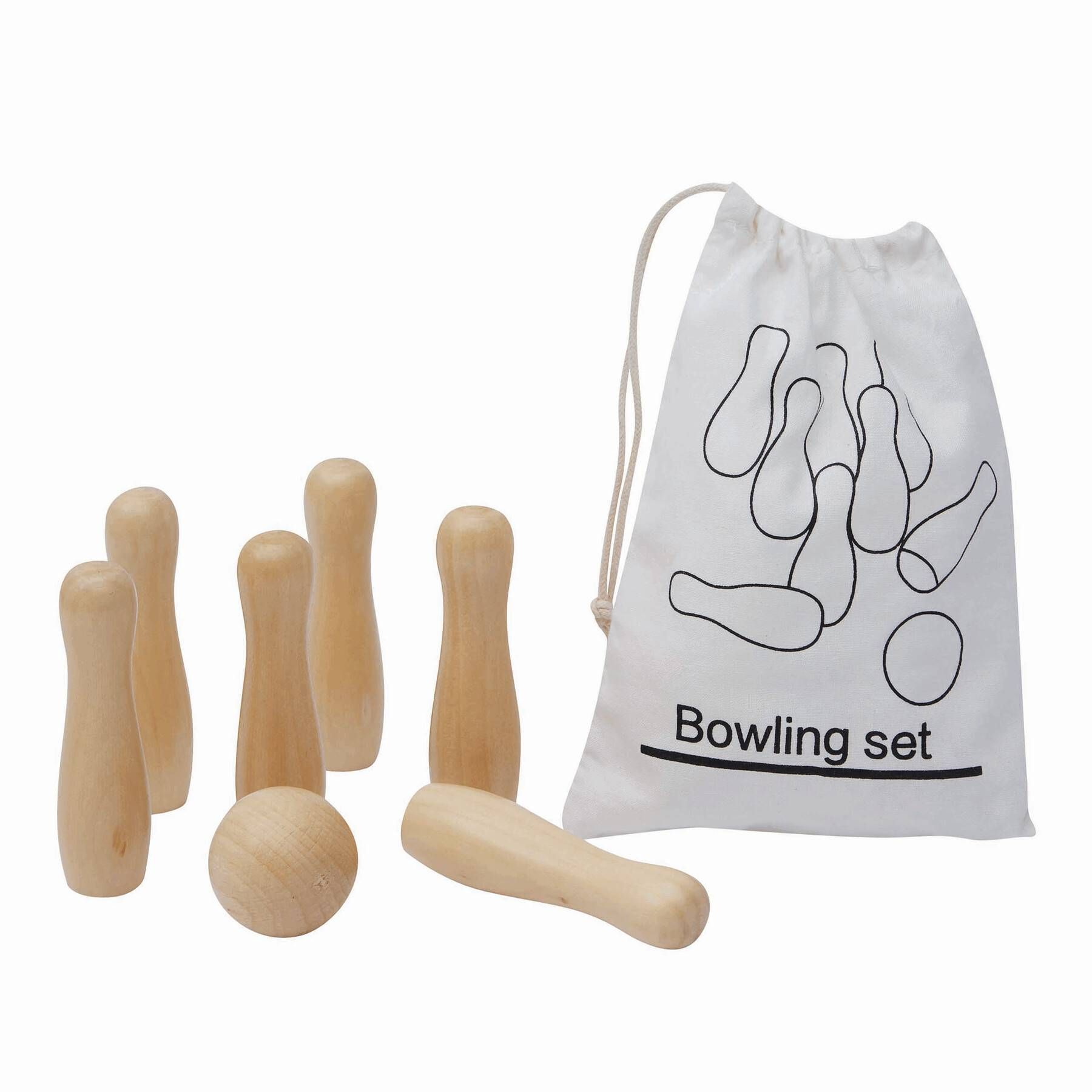 Bowling Spiel FIRST STRIKE - braun-191