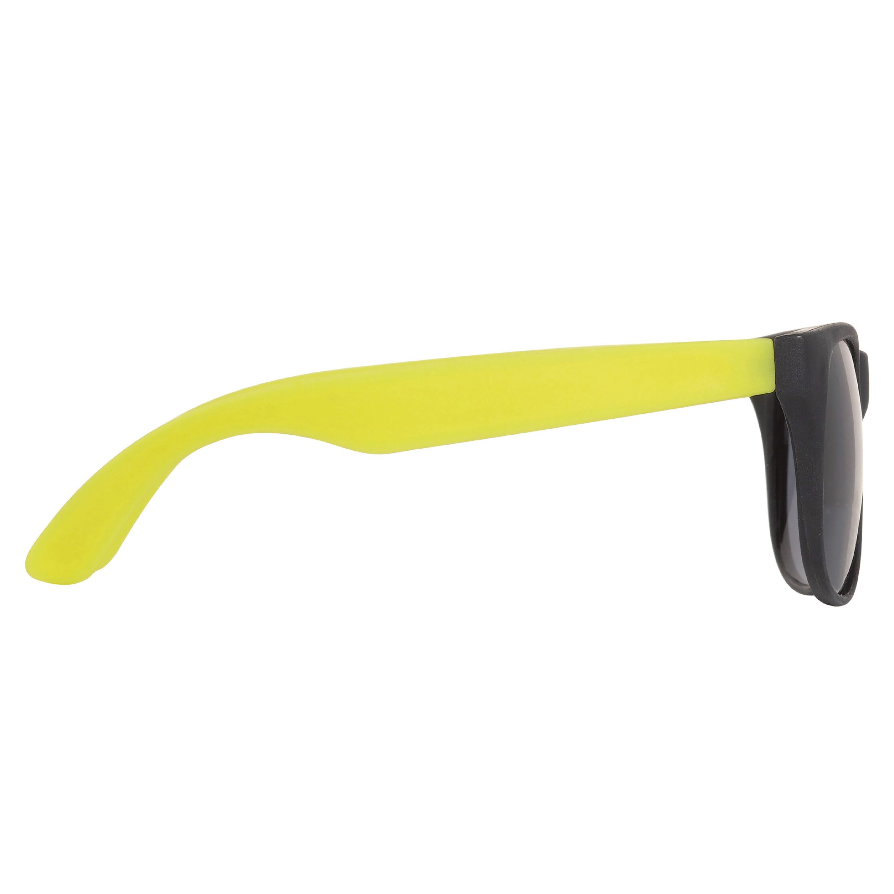 Sonnenbrille Neon UV400 - schwarz  -  gelb-969