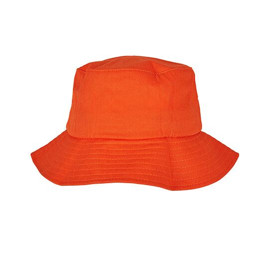 Flexfit Cotton Twill Bucket Hat - orange-132