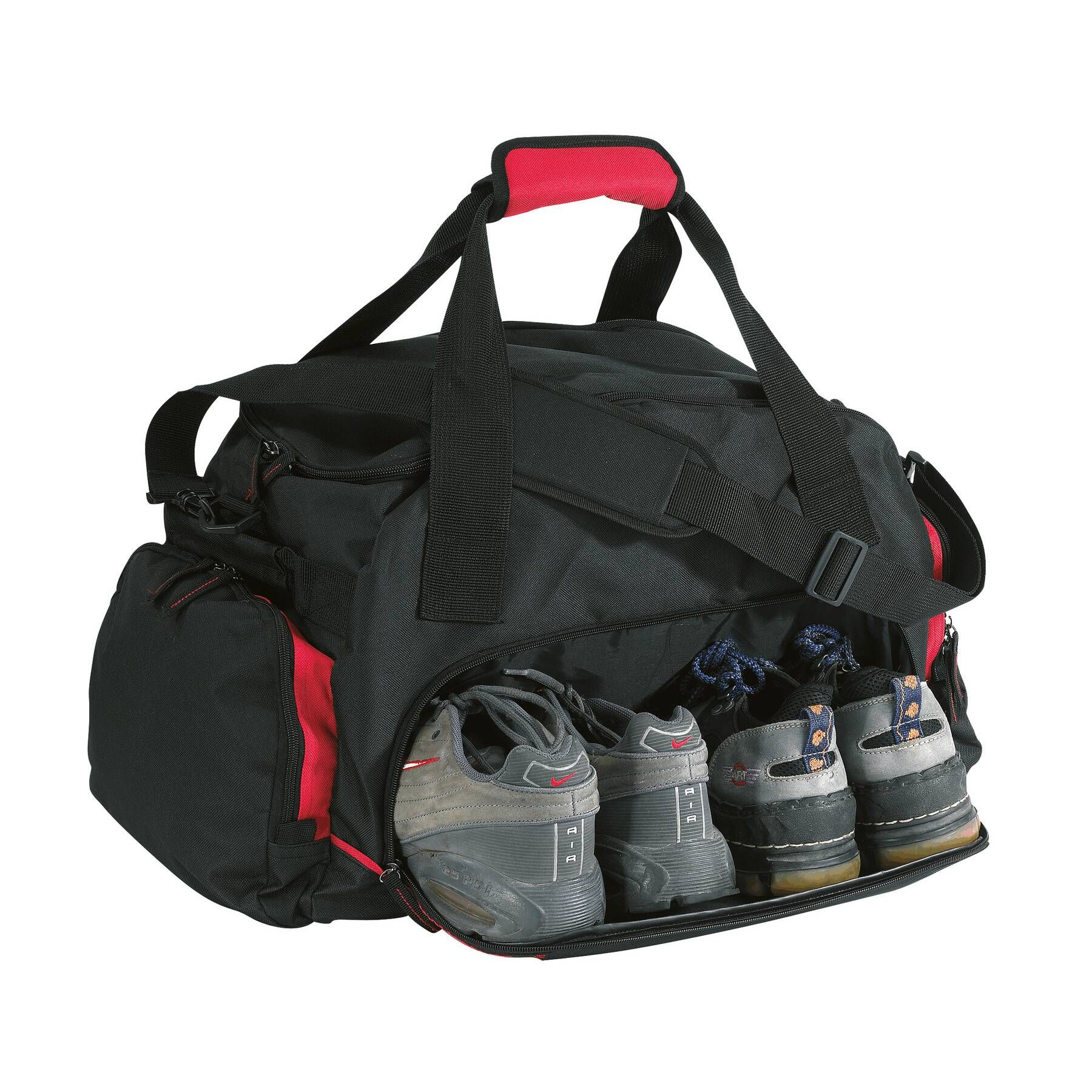 Sporttasche DOME - rot - schwarz-401