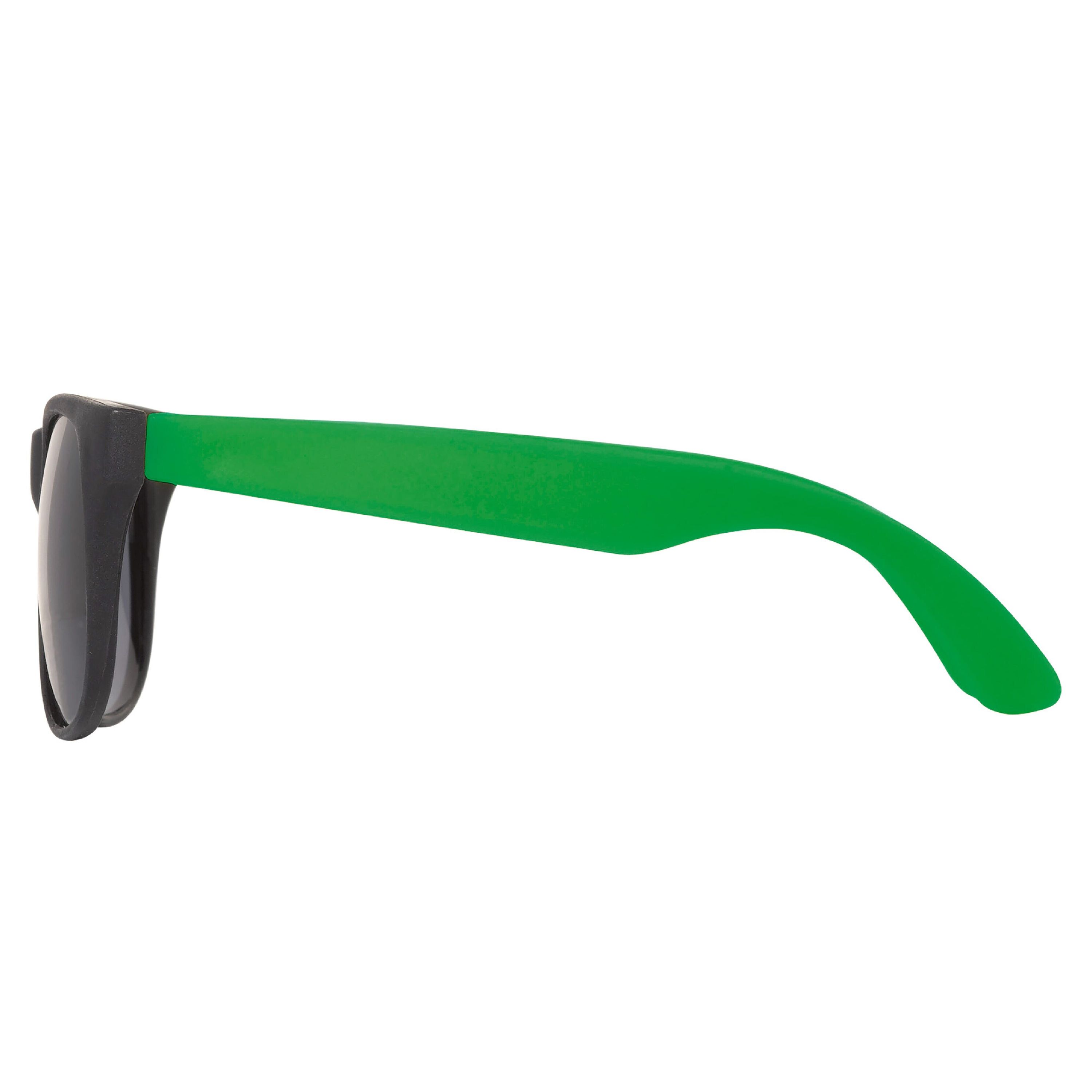 Sonnenbrille Neon UV400 - schwarz  -  grün-112