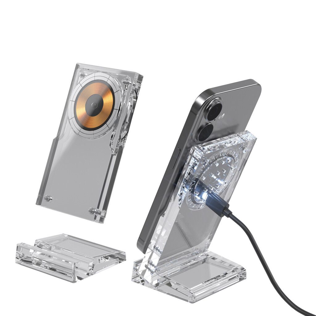 Magcharge 15W magnetischer Wireless-Charging-Stand - transparent-83