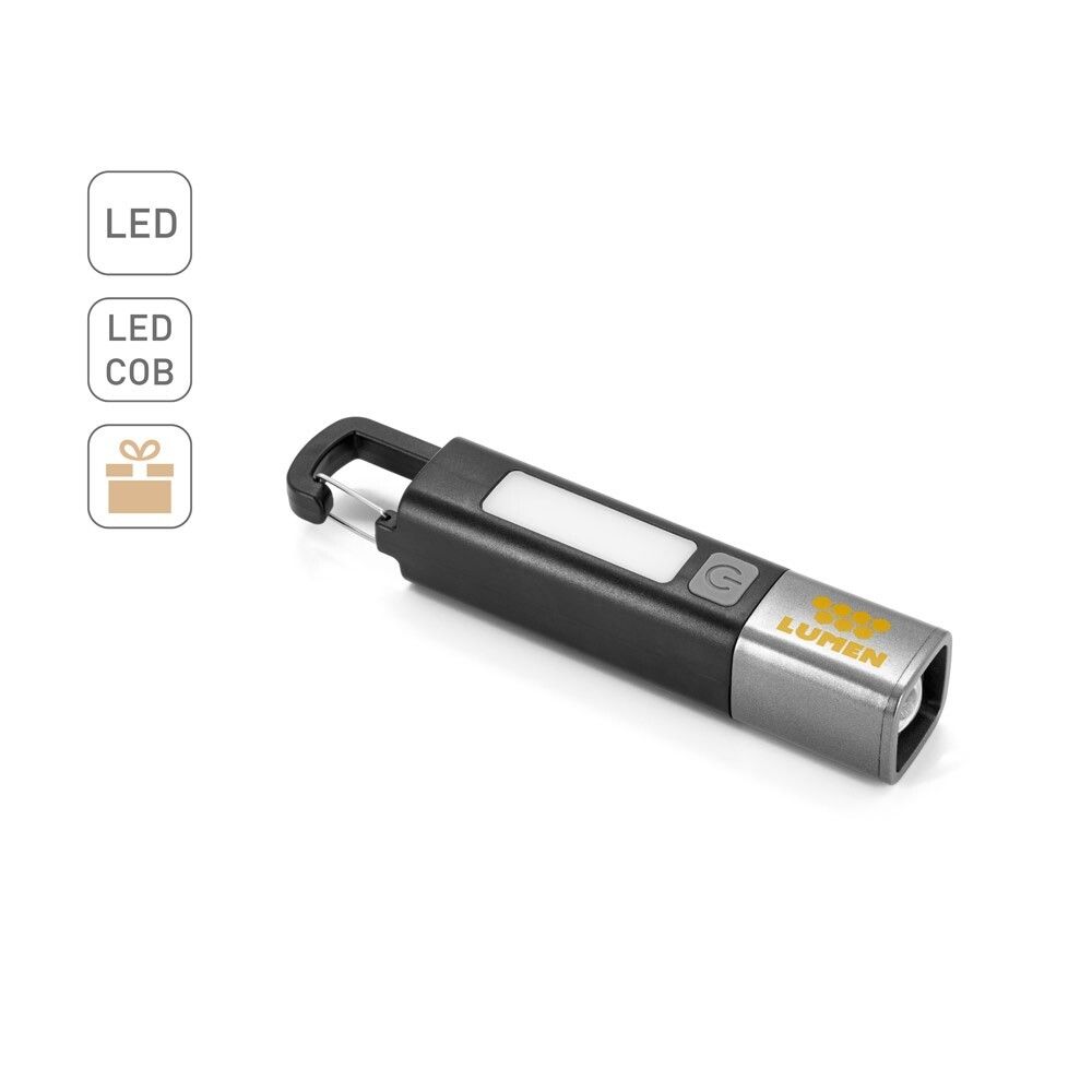 WIGGINS LED-/COB-Taschenlampe aus ABS, 53 Lumen - schwarz-61