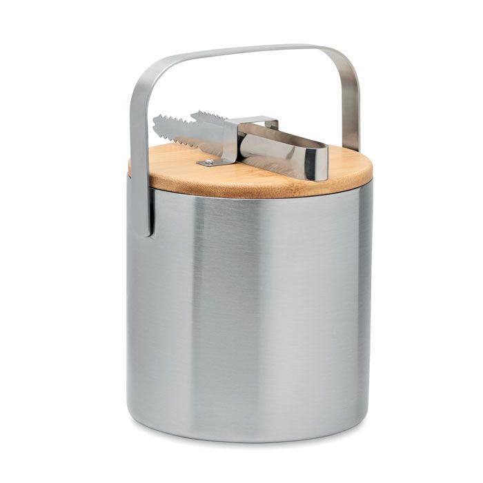 Doppelwandiger Eiskübel 1,2L KOKKOLA - mattsilber-353