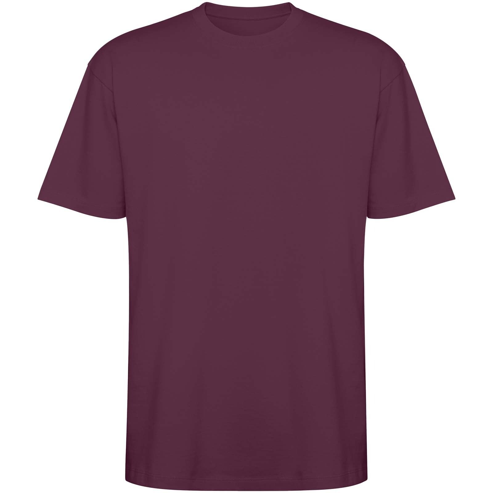 Bull Overzise T-Shirt  - pflaumenrot - XL-307