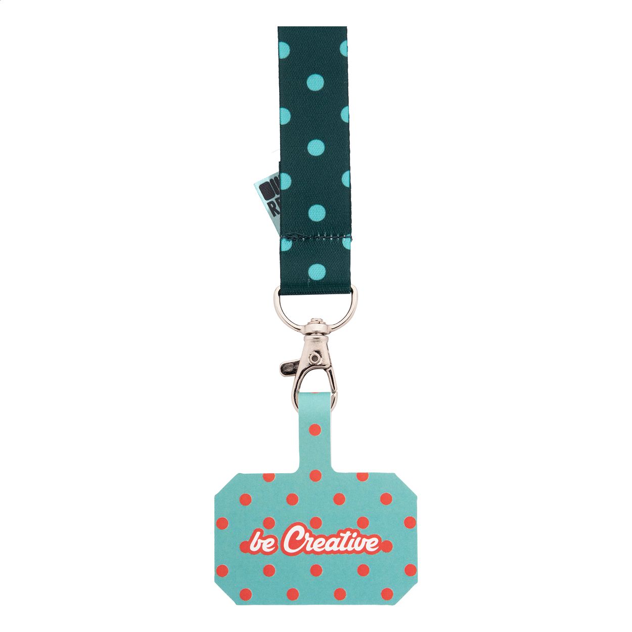 SuboFob Mobile RPET Individuelles RPET Handyhalter-Handgelenkschlaufe - weiß-214