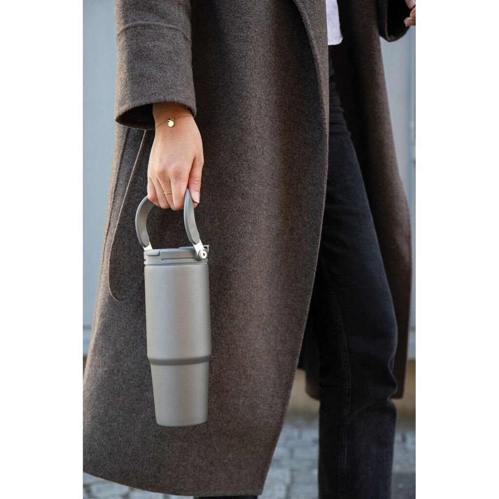 VINGA Eos Trek 880ml Flasche aus RCS rec. Stainless-Steel - grau-925