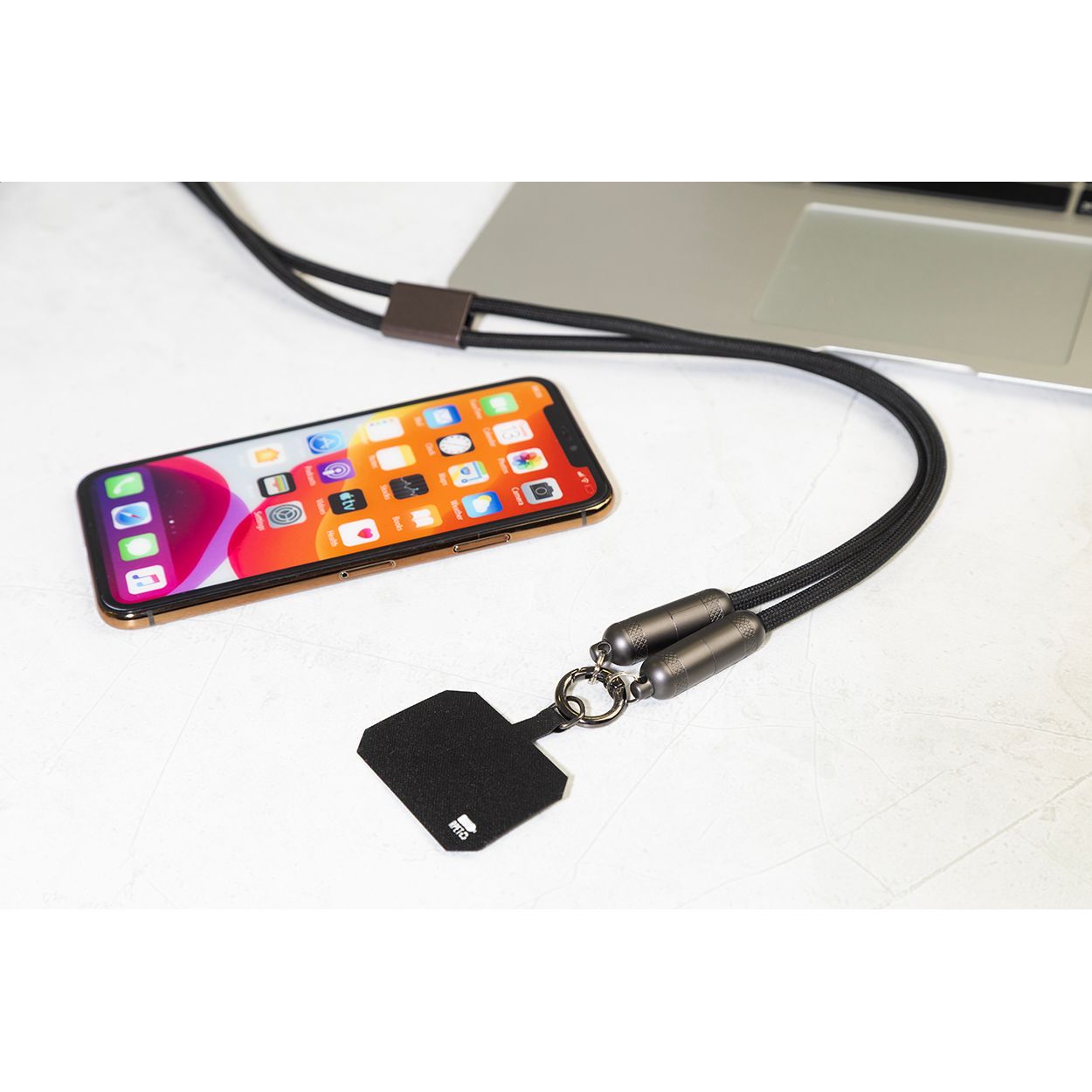 Fastly 60W Handy-Lanyard-Kabel RPET - schwarz-176