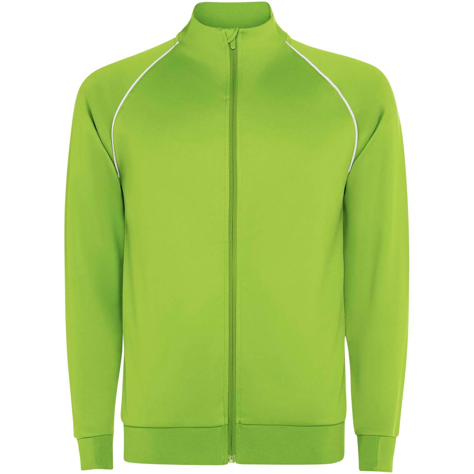 Valier Herren Sweatshirt mit durchgehendem Reißverschluss - fluorgrün-798