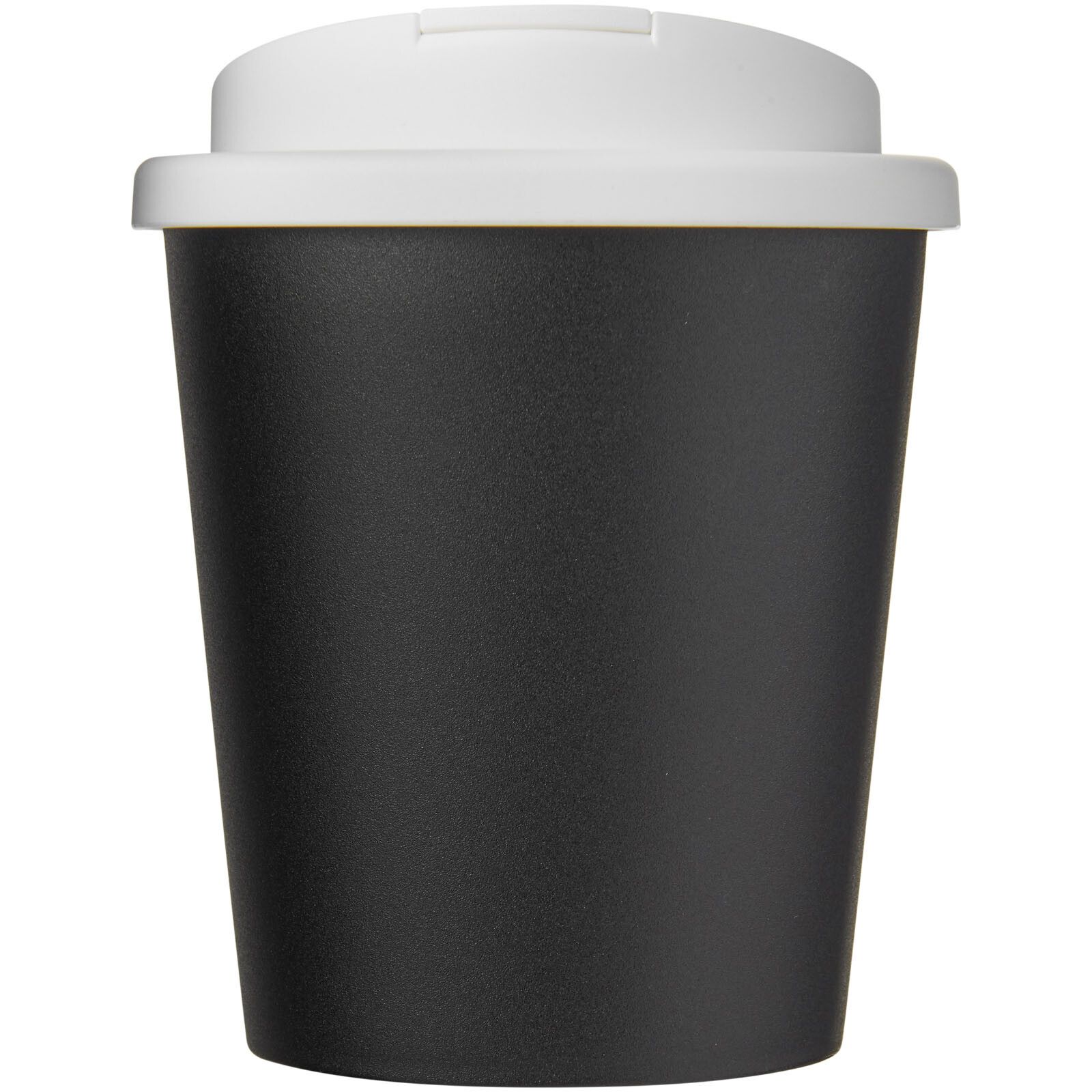Americano Espresso 250 ml Isolierbecher mit auslaufsicherem Schraubverschluss - schwarz -  weiss-495