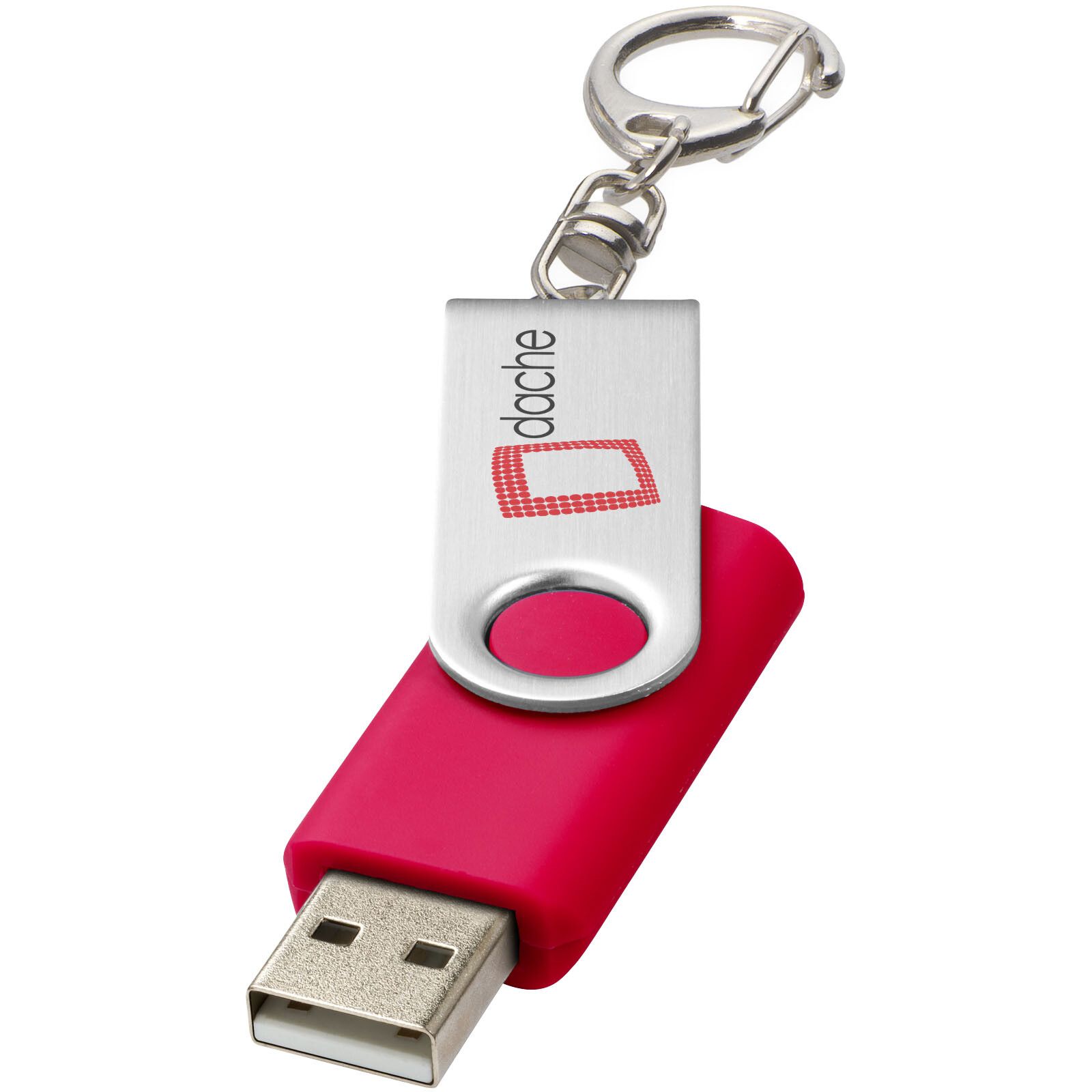 Twister mit Schlüsselanhänger USB-Stick - magenta - 32 GB-709