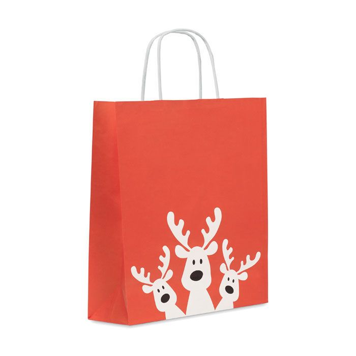 Geschenkpapiertüte, medium BAO MEDIUM - rot-524