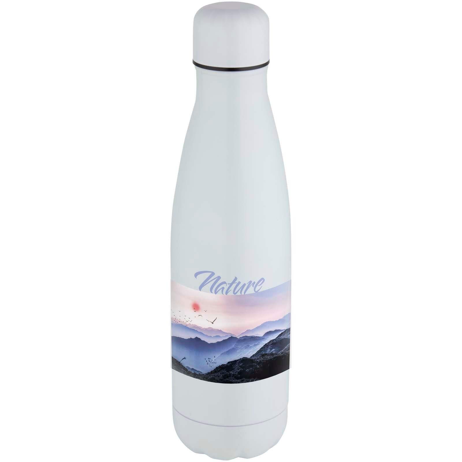 Cove 500 ml vakuumisolierte Sublimation Trinkflasche aus Edelstahl - weiss-884