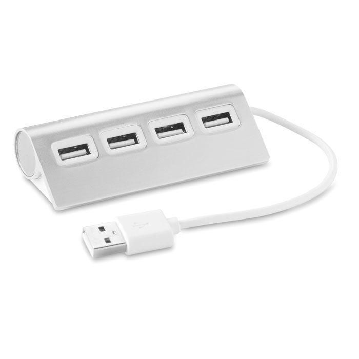 4 Port USB Hub ALUHUB - mattsilber-115