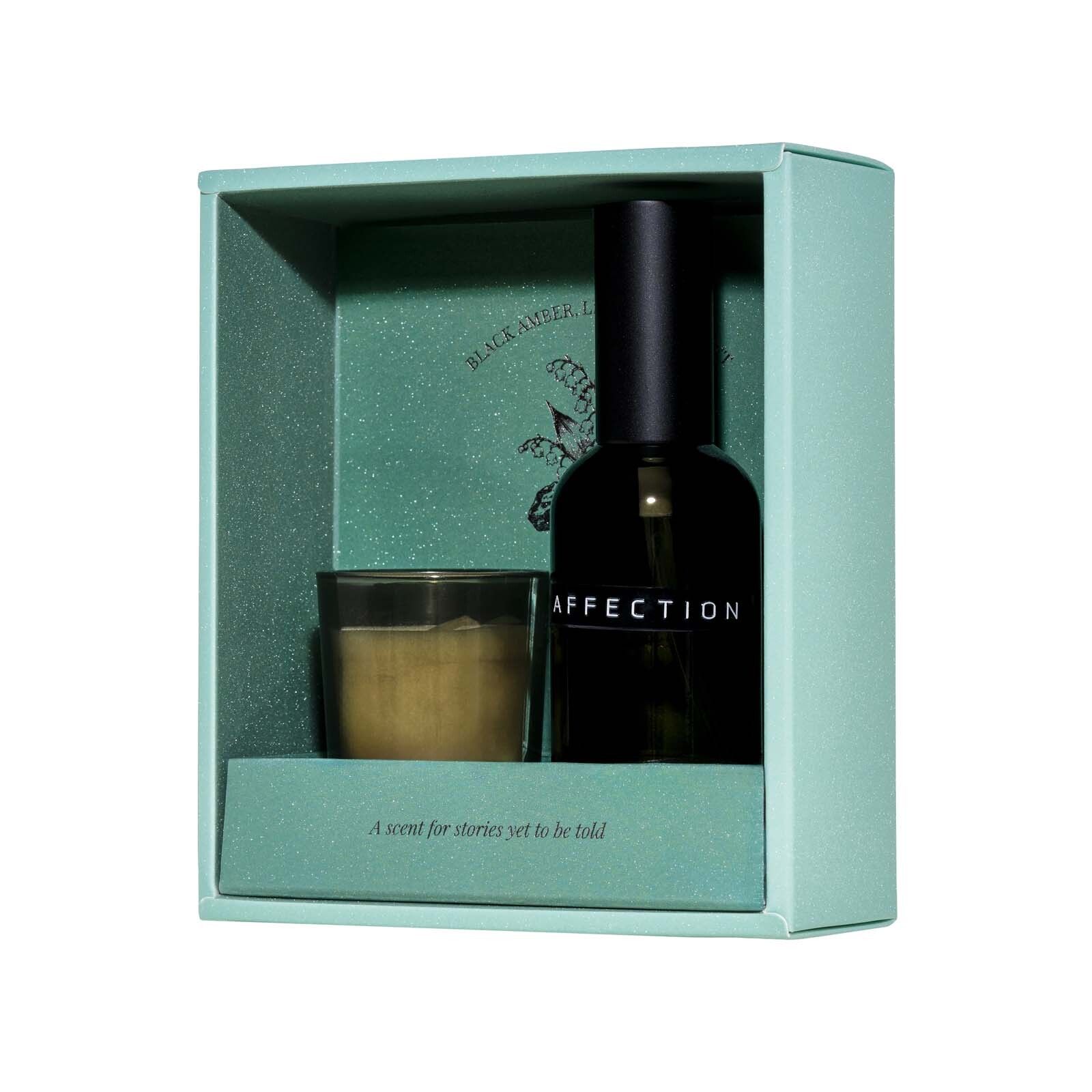 Wellmark 100 ml Raumspray und 70 ml Kerze Tender Affection Set - green flash-449