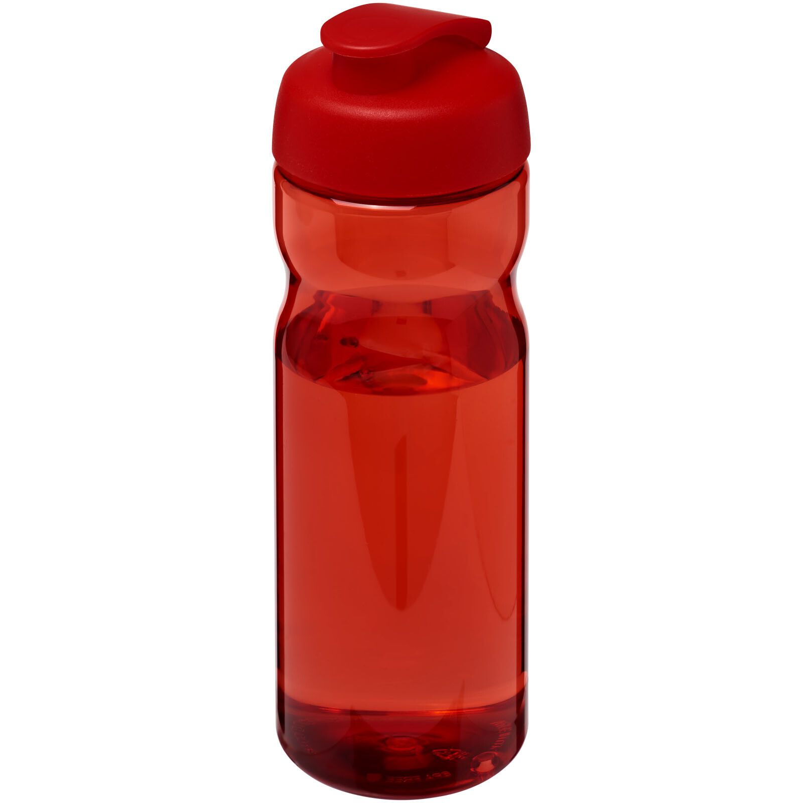 H2O Active Eco Base 650 ml Sportflasche mit Klappdeckel - rot -  rot-135