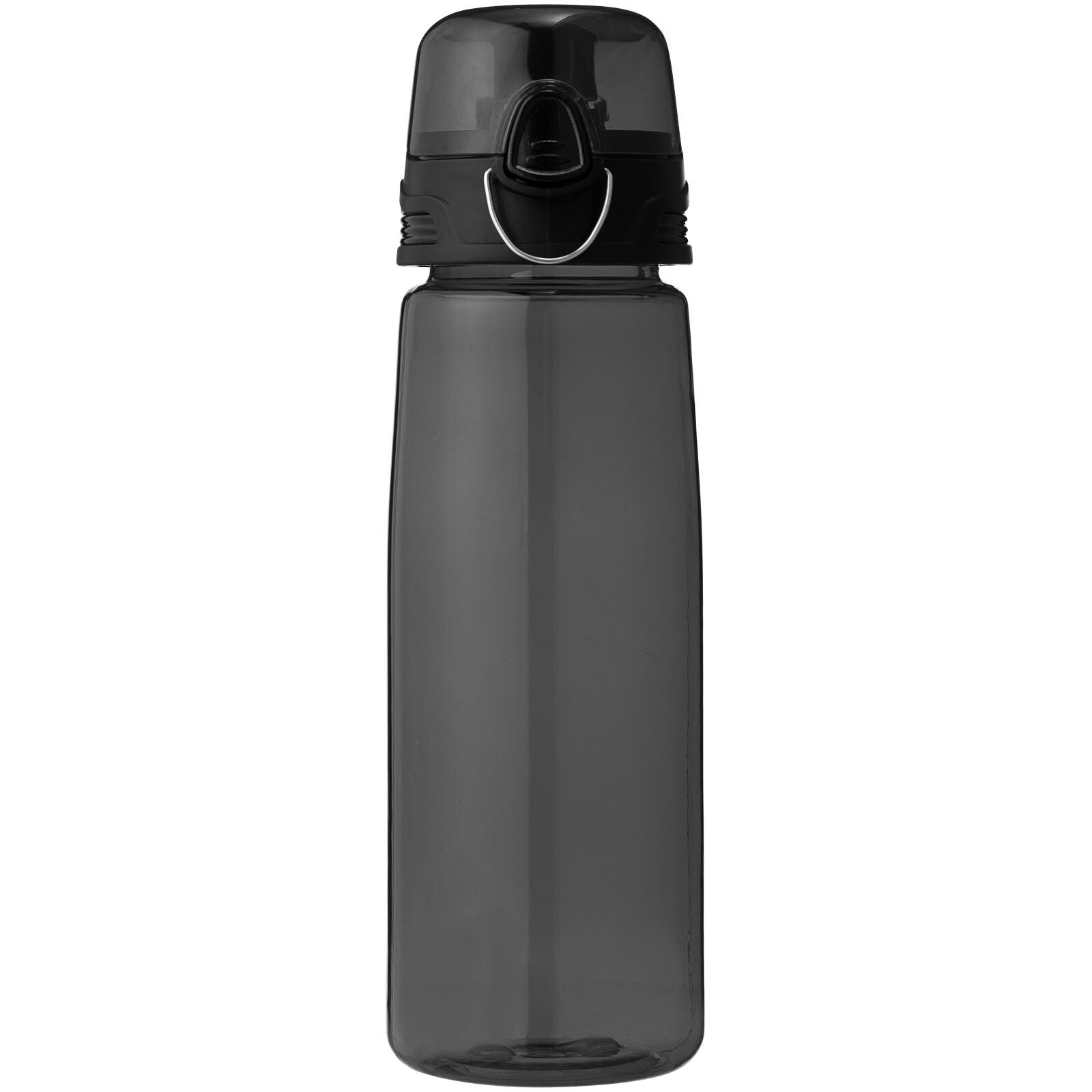 Capri 700 ml Tritan Sportflasche - transparent schwarz-41