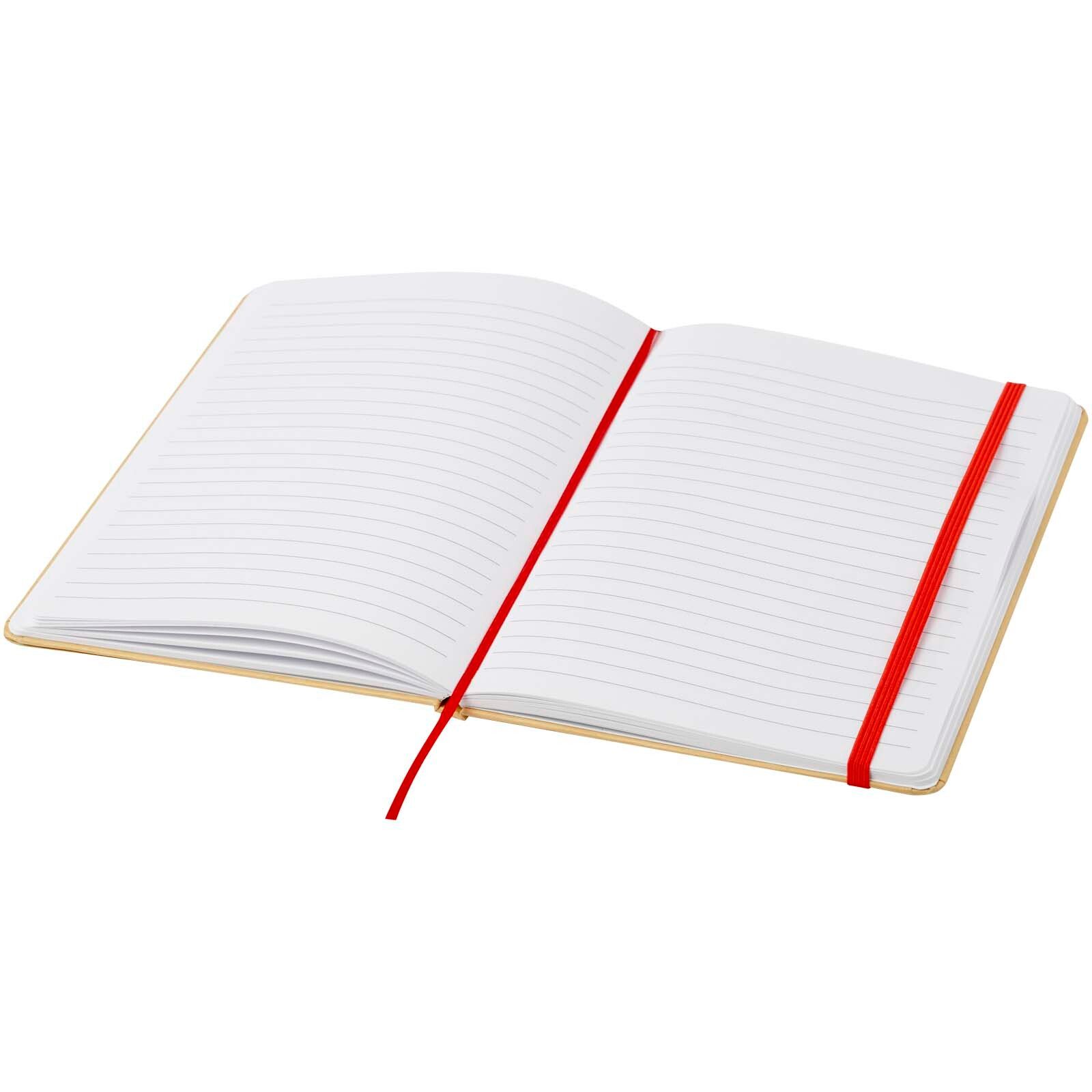 Nelida A5 Hardcover Notizbuch aus recyceltem Karton - rot-872