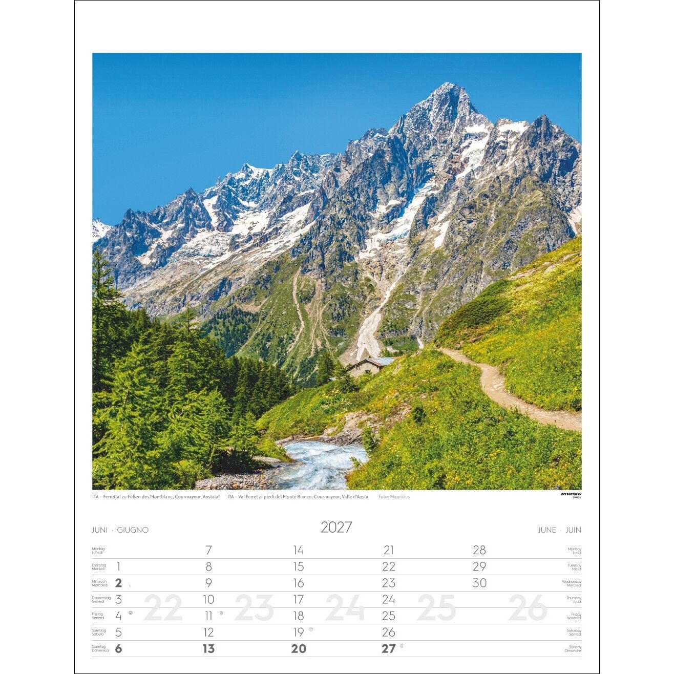 Alpen - Landschaft & Natur Kalender-550