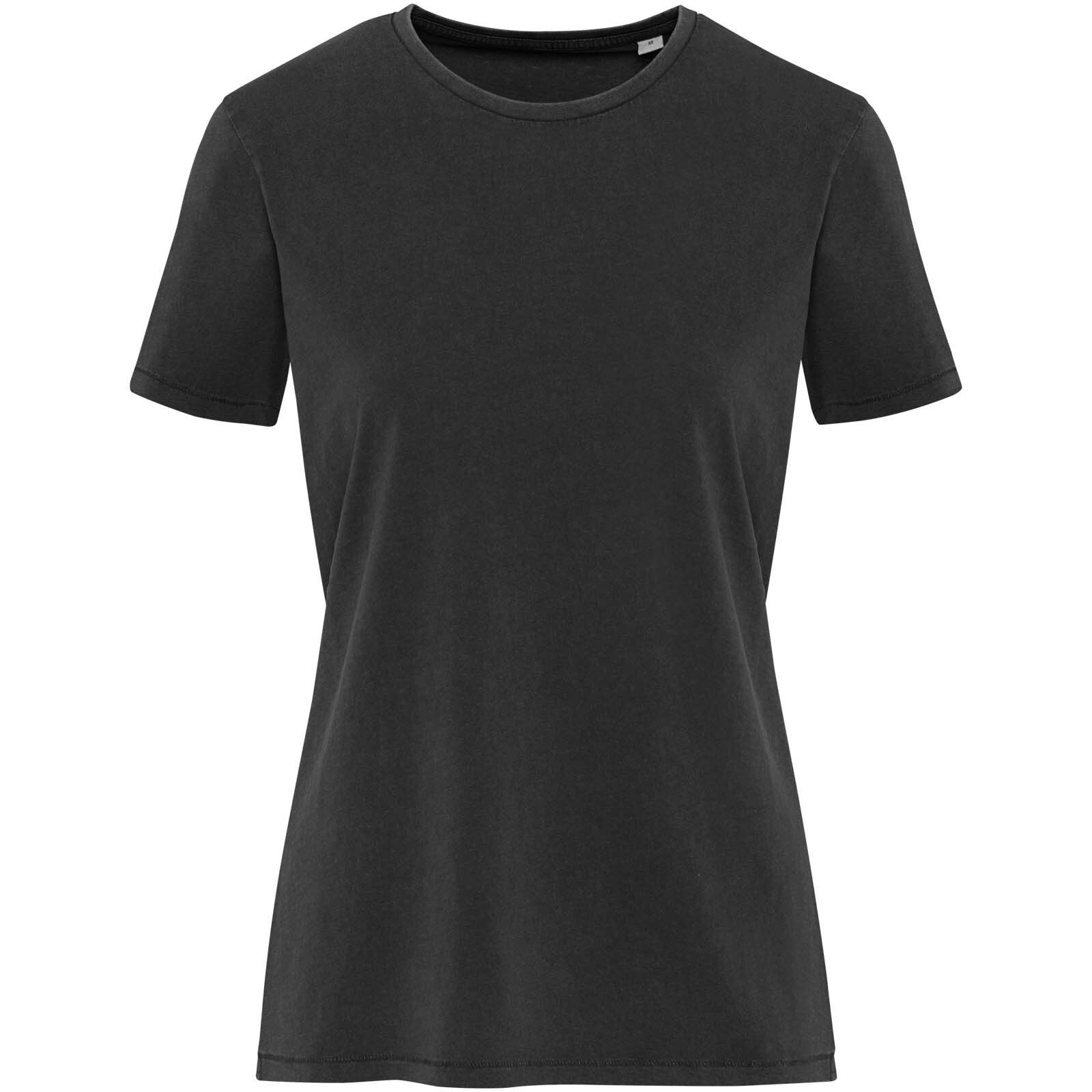 Nanaimo Kurzärmeliges T-Shirt für Damen im Washed Look, 160 g/m2 - schwarz-196