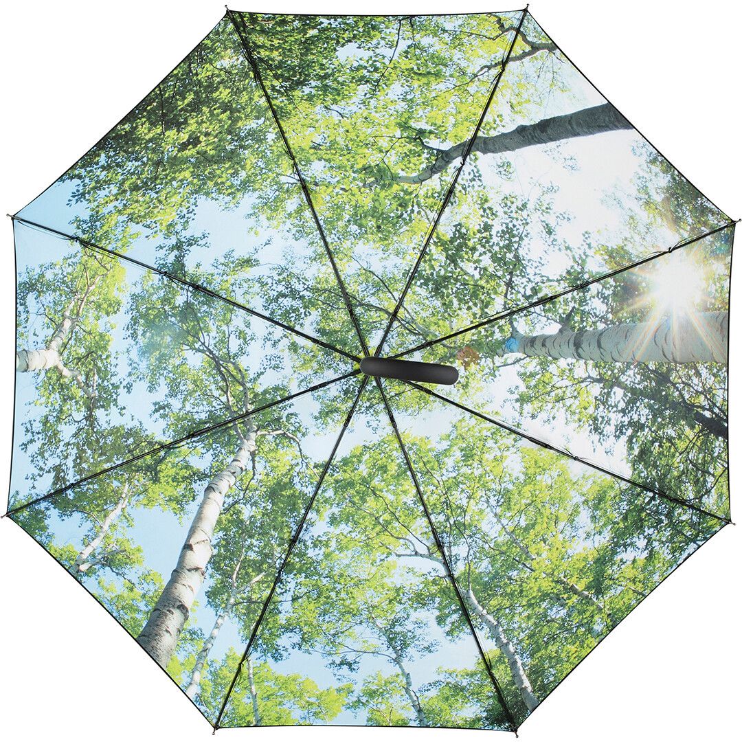 AC-Stockschirm FARE® Impressions Ø105 cm - schwarz - wald - design-372