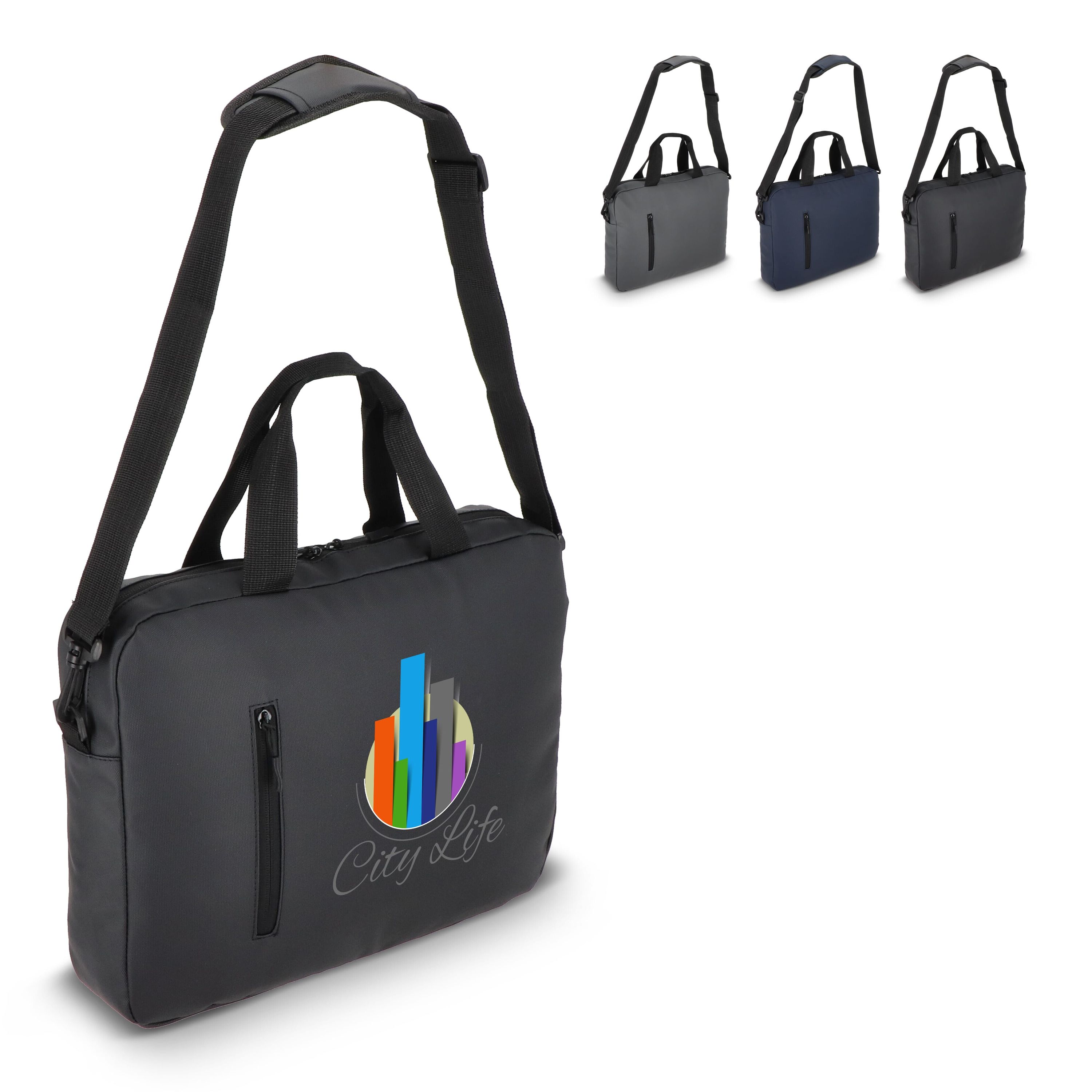 PU SoMa Laptop-Tasche - schwarz-779