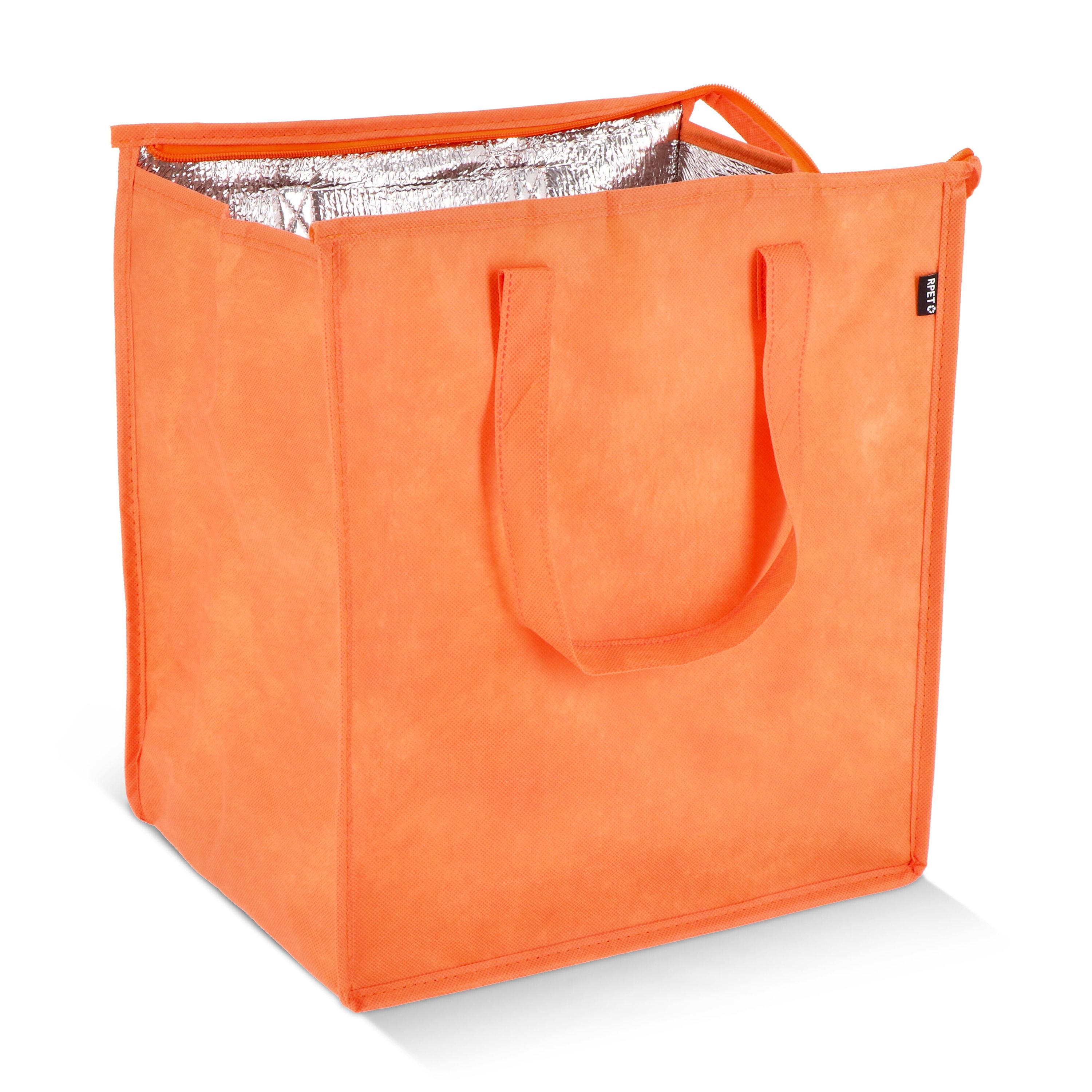R-PET Kühltasche Non Woven 33x 25,5 x 37cm 75g/m² - orange-700
